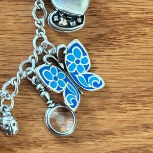 Blue Butterfly and Red Heart